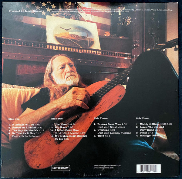 Willie Nelson - It Always Will Be (AUDIOPHILE VINYL) | Mint (M) Mint (M)-Classic Vinyl Record