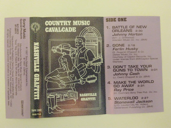 Various - Nashville Graffiti (2X CASSETTE) | Mint (M) Mint (M)-Classic Vinyl Record