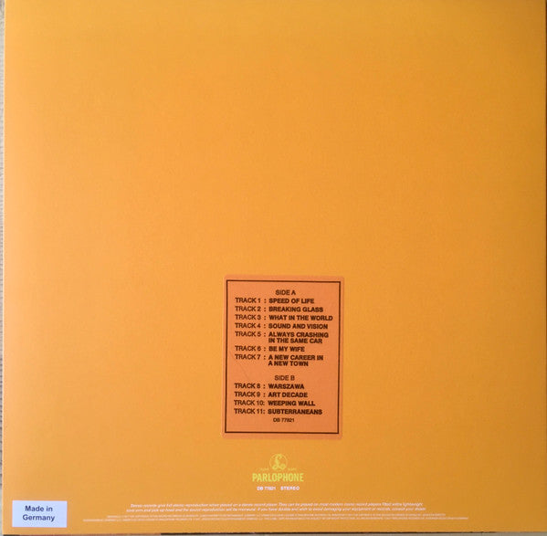 David Bowie - Low | Mint (M) Mint (M)-Classic Vinyl Record