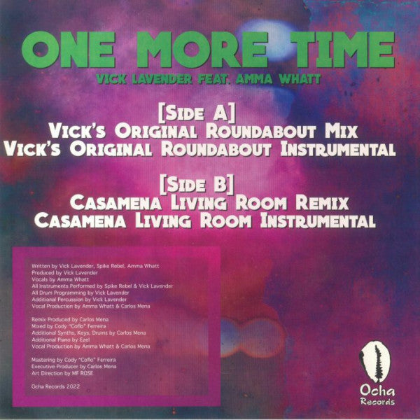 Vick Lavender - One More Time | Mint (M) Mint (M)-Classic Vinyl Record