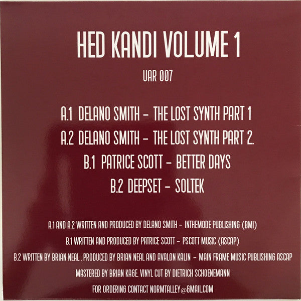 Various - Hed Kandi Volume 1 (12" VINYL) | Mint (M) Mint (M)-Classic Vinyl Record