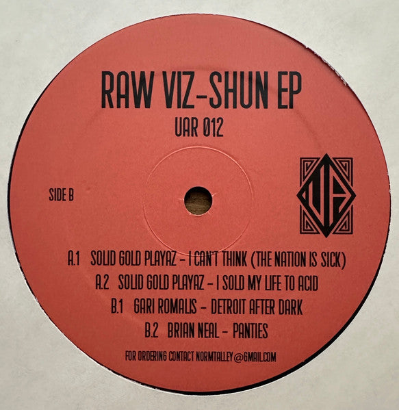 Various - Raw Viz-Shun EP (12") |-Classic Vinyl Record