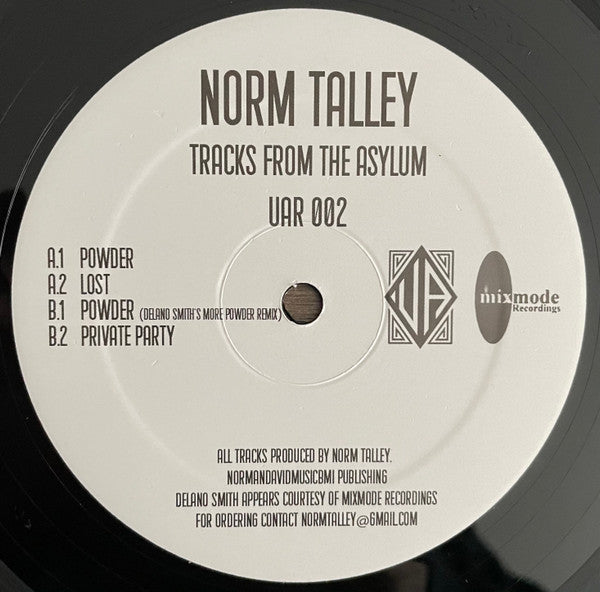 Norm Talley - Tracks From The Asylum (12" VINYL) | Mint (M) Mint (M)-Classic Vinyl Record