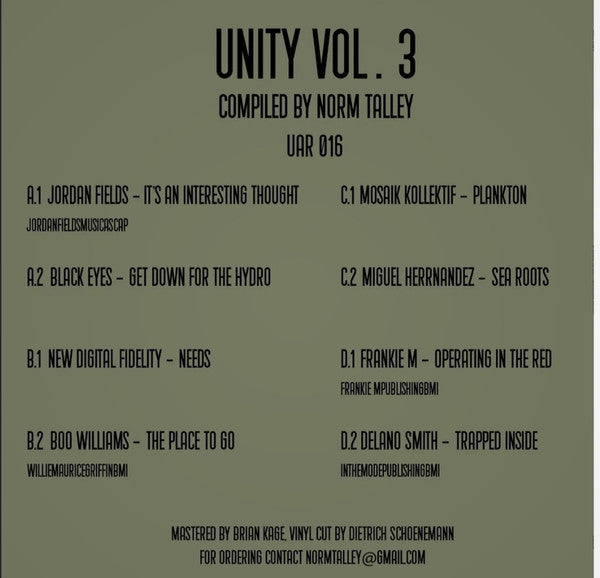 Various - Unity Vol. 3 (2x VINYL) |-Classic Vinyl Record