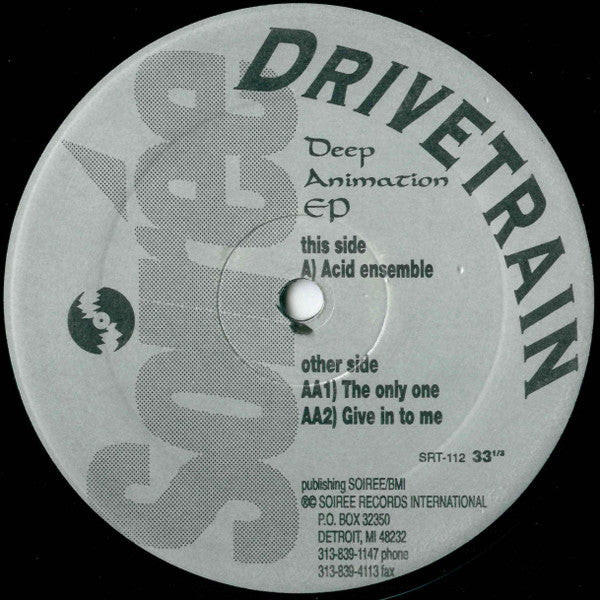 Drivetrain - Deep Animation EP | Near Mint (NM or M-) Generic-Classic Vinyl Record