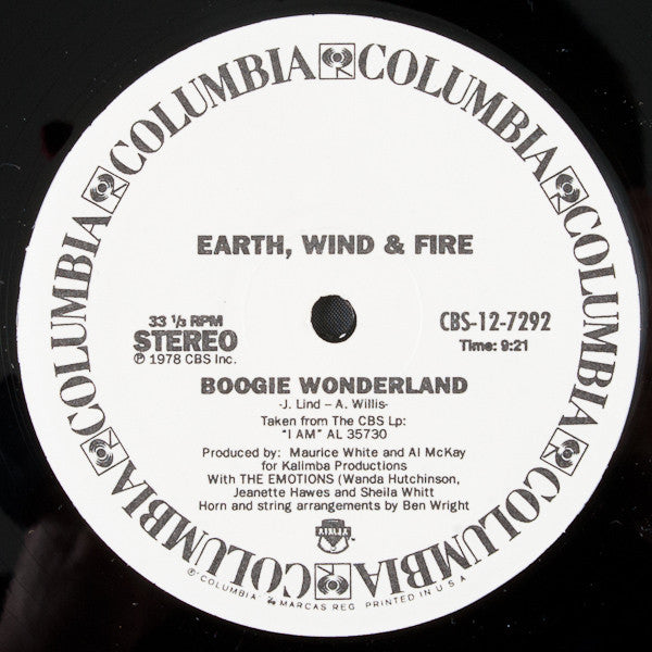 Boogie Wonderland / September | Mint (M) Generic-Classic Vinyl Record