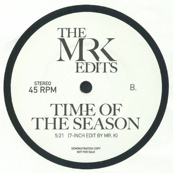 I'm Here Again / Time Of The Season 7" | Mint (M) Generic-Classic Vinyl Record