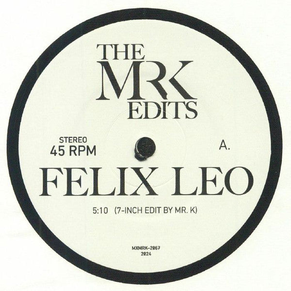 Felix Leo / In Love (Mr K Edits)(7" VINYL) | Mint (M) Generic-Classic Vinyl Record