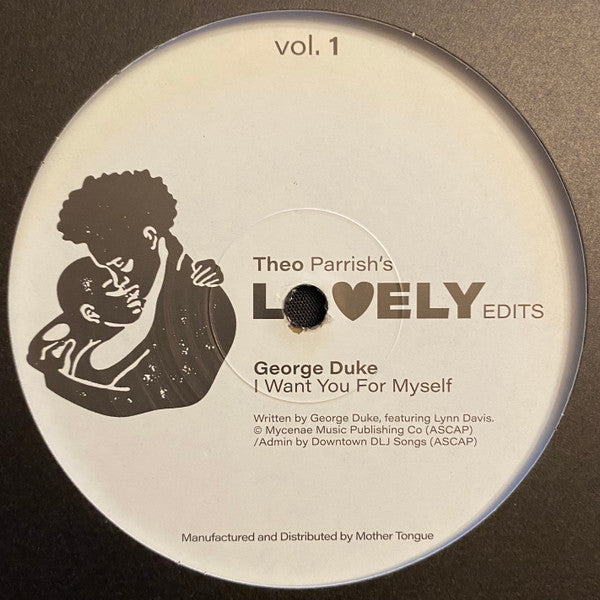 Theo Parrish’s Lovely Edits Vol 1 | Mint (M) Generic-Classic Vinyl Record