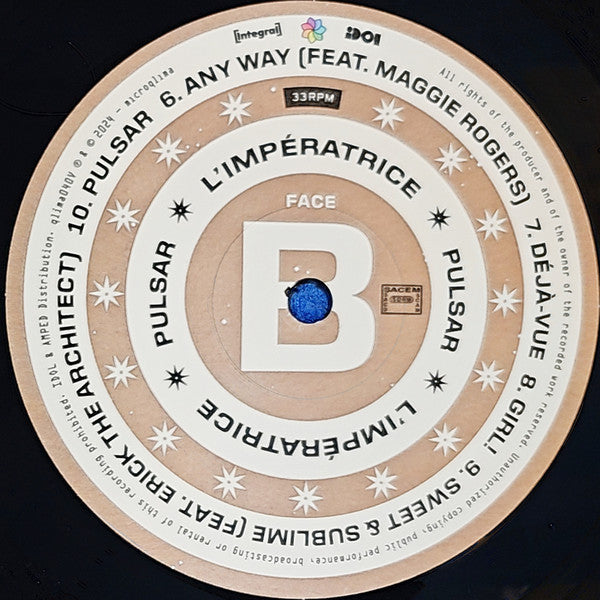 L'impératrice - Pulsar | Mint (M) Mint (M)-Classic Vinyl Record