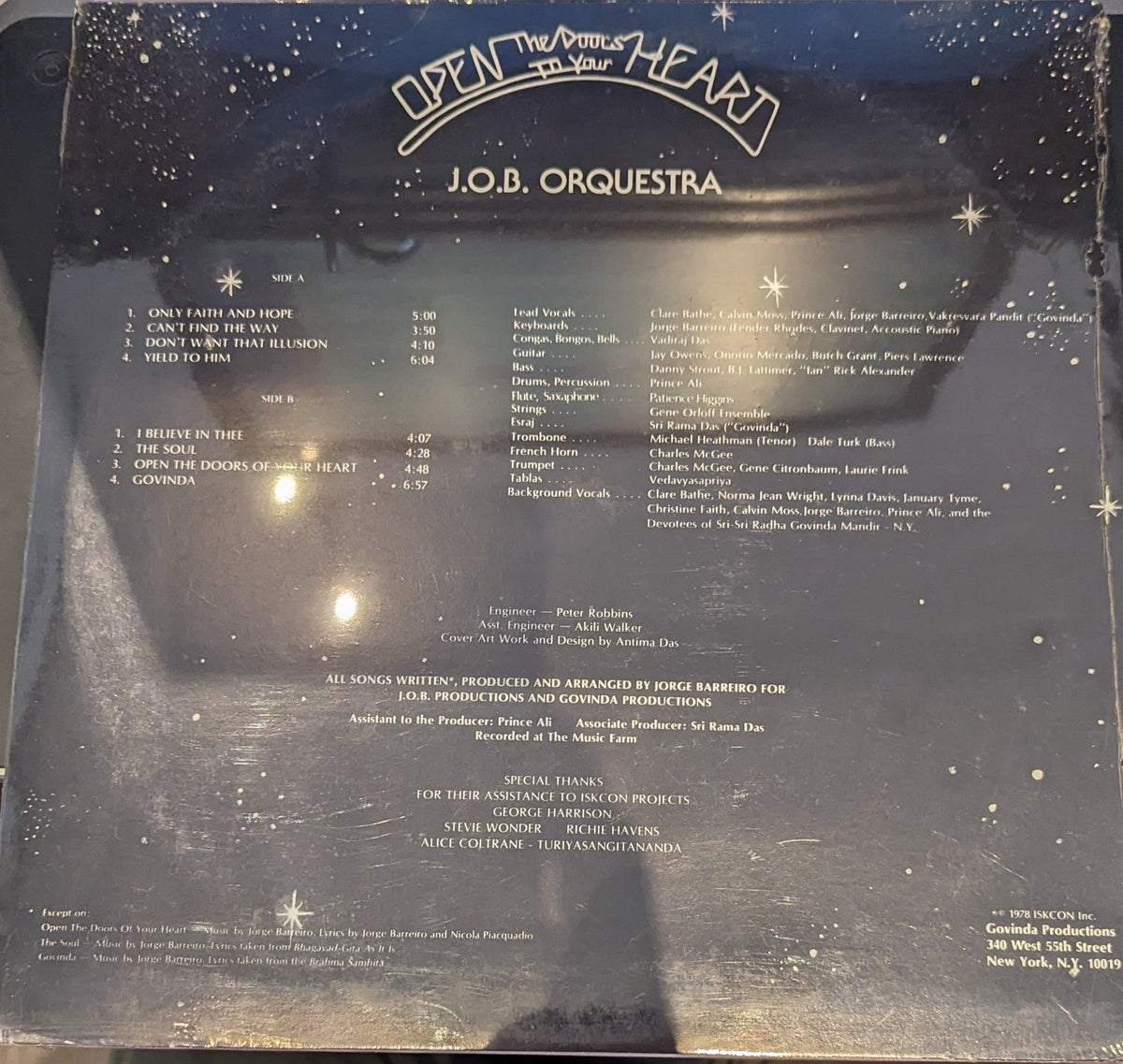Open The Doors To Your Heart | Mint (M) Near Mint (NM)-Classic Vinyl Record