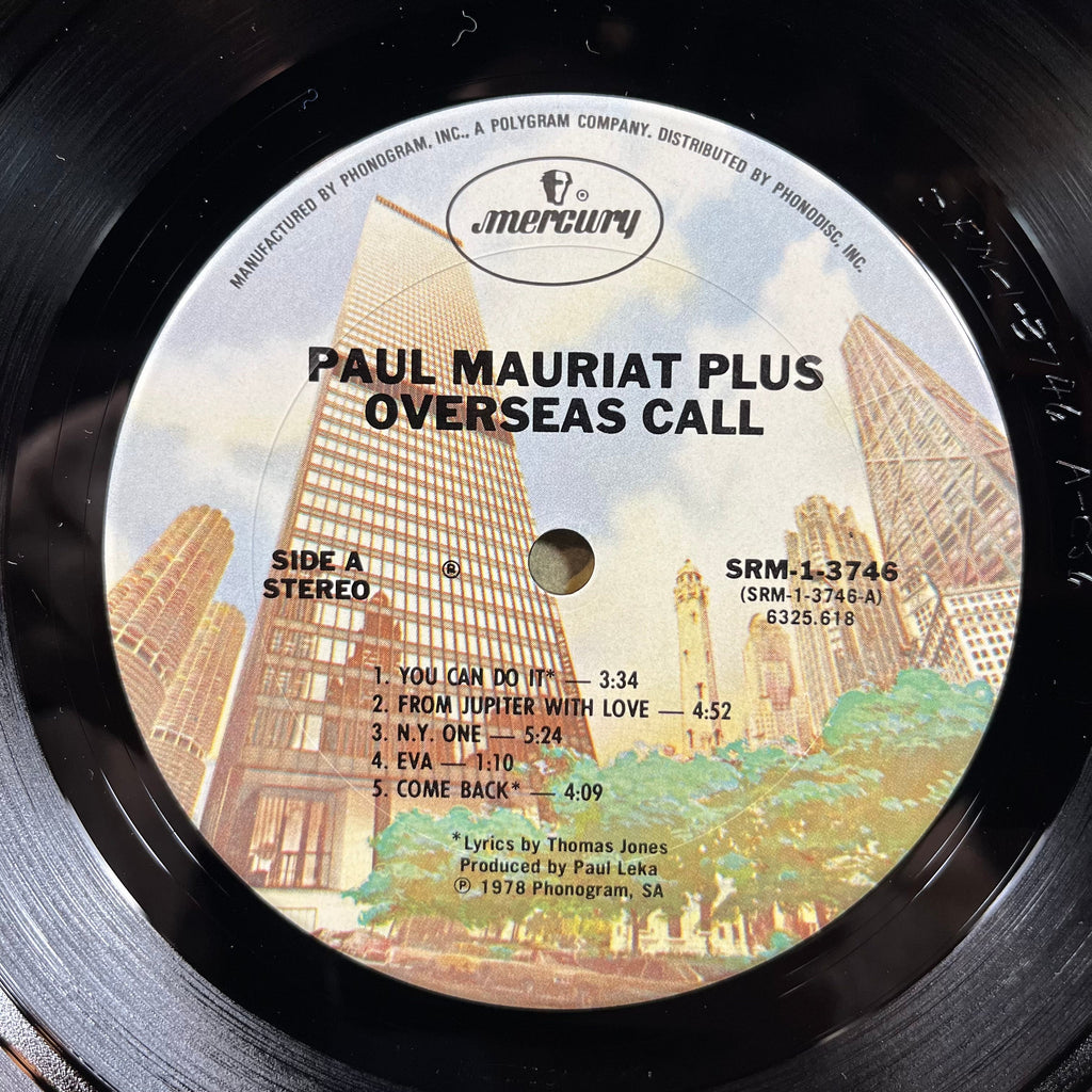 Paul Mauriat Plus - Overseas Call (LP) | Near Mint (NM) Excellent+ (EX+)-Classic Vinyl Record