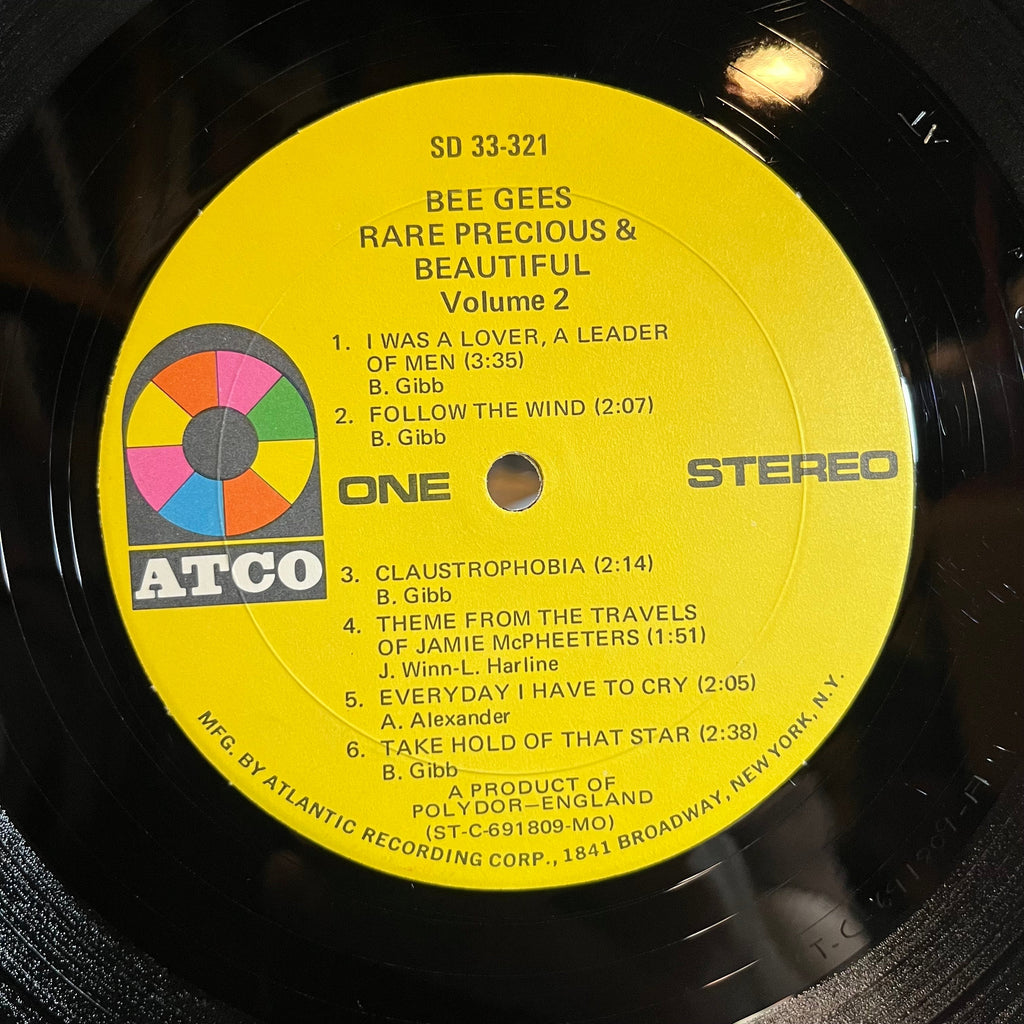 Bee Gees - Rare, Precious & Beautiful Volume 2 (VINYL) | Near Mint (NM) Excellent (EX)-Classic Vinyl Record