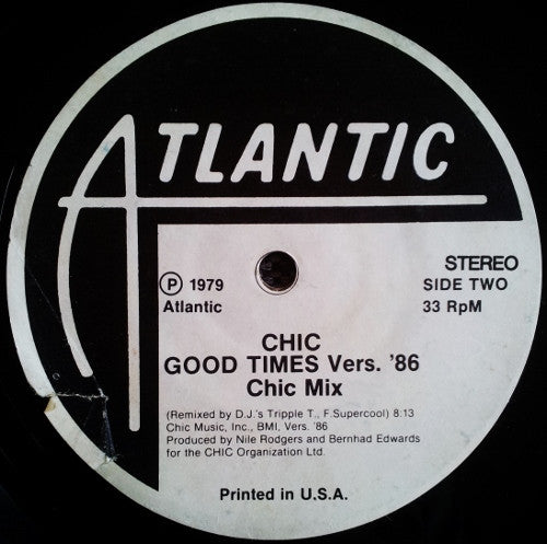 Chic - Good Times / Good Times Vers.'86 | Mint (M) Generic-Classic Vinyl Record