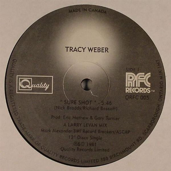 Tracy Weber - Sure Shot |-Classic Vinyl Record