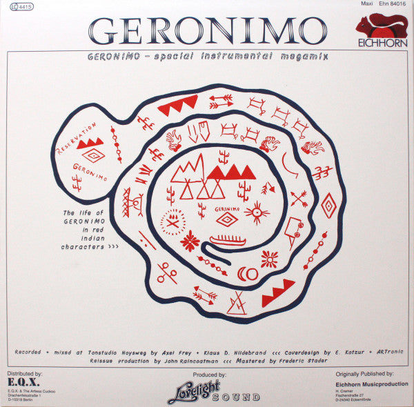 Axel F. (2) Geronimo LP Mint (M) Mint (M)-Classic Vinyl Record