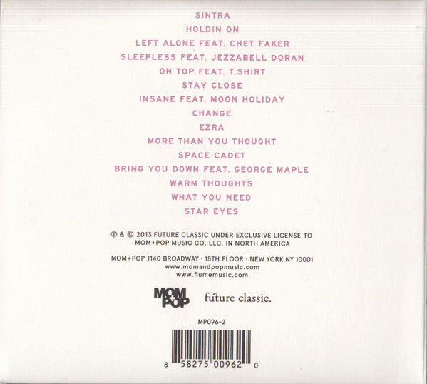 Flume - Flume (CD) |-Classic Vinyl Record