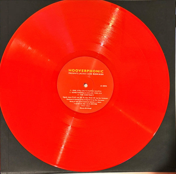Hooverphonic - Presents Jackie Cane Remixes (VINYL) | Mint (M) Mint (M)-Classic Vinyl Record