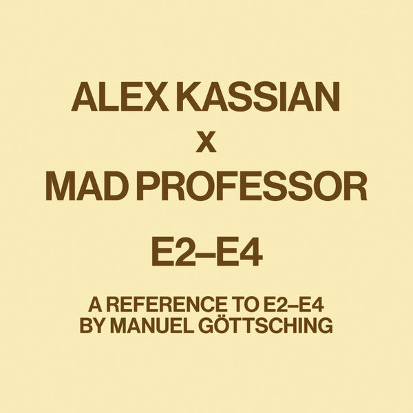 E2-E4 - A Reference To E2-E4 By Manuel Göttsching | Mint (M) Near Mint (NM)-Classic Vinyl Record