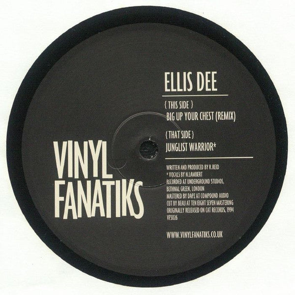 Big Up Your Chest (Remix) / Junglist Warrior (12" VINYL) | Mint (M) Mint (M)-Classic Vinyl Record