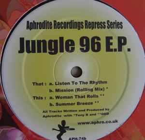 Aphrodite - Jungle 96 E.P. (VINYL) |-Classic Vinyl Record