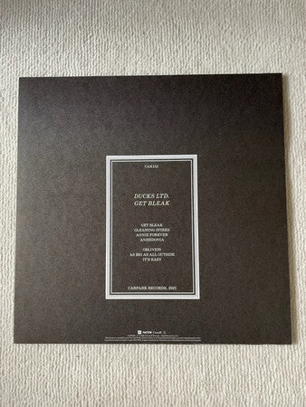 Ducks Ltd. - Get Bleak | Mint (M) Mint (M)-Classic Vinyl Record