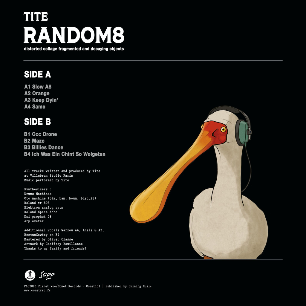 TITE - Random 8 : distorted collage fragmented and decaying objects (VINYL) | Mint (M) Mint (M)-Classic Vinyl Record