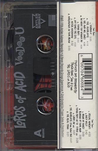 Lords Of Acid - Voodoo-U (CASSETTE) | Very Good Plus (VG+) Excellent (EX)-Classic Vinyl Record