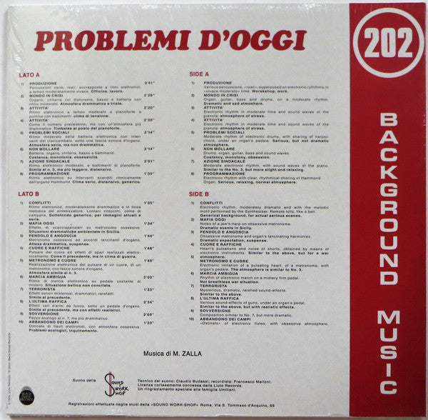 Problemi D'Oggi | Mint (M) Mint (M)-Classic Vinyl Record