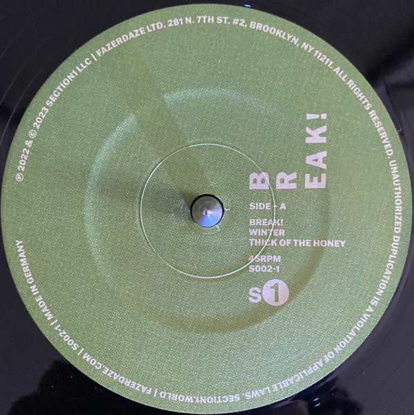 Fazerdaze - Break! | Mint (M) Mint (M)-Classic Vinyl Record