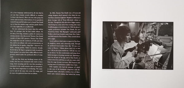 Townes Van Zandt - For The Sake Of The Song (VMP VINYL) | Mint (M) Mint (M)-Classic Vinyl Record