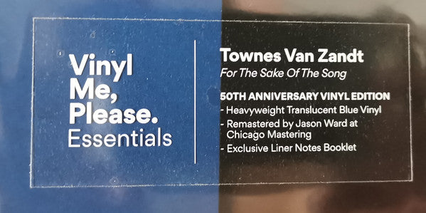 Townes Van Zandt - For The Sake Of The Song (VMP VINYL) | Mint (M) Mint (M)-Classic Vinyl Record