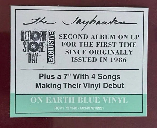 The Jayhawks - Blue Earth (2025 RSD COLOR VINYL) | Mint (M) Mint (M)-Classic Vinyl Record