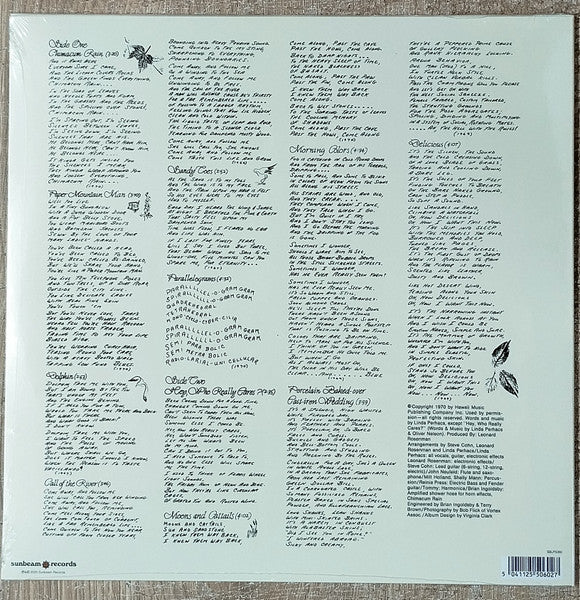 Linda Perhacs - Parallelograms (VINYL 2026) | Mint (M) Mint (M)-Classic Vinyl Record