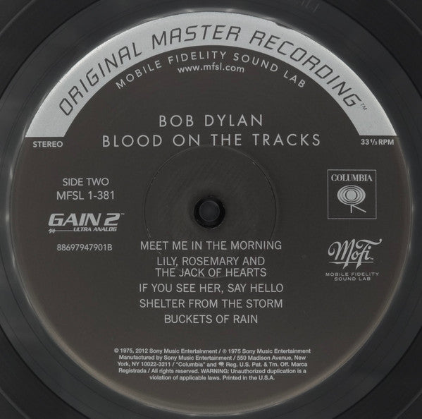 Blood On The Tracks (MFSL VINYL)*DINGED* | Mint (M) Excellent+ (EX+)-Classic Vinyl Record