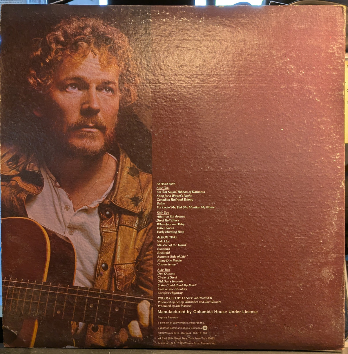 Gordon Lightfoot - Gord's Gold (2xVINYL) | Near Mint (NM) Very Good Plus (VG+)-Classic Vinyl Record