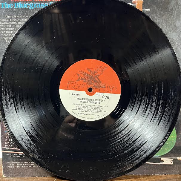 Vassar Clements - The Bluegrass Session (VINYL) | Excellent (EX)-Classic Vinyl Record