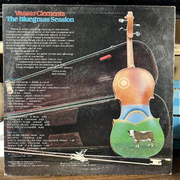 Vassar Clements - The Bluegrass Session (VINYL) | Excellent (EX)-Classic Vinyl Record