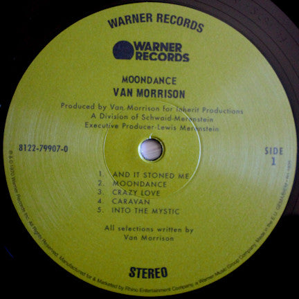 Moondance (VINYL) | Mint (M) Mint (M)-Classic Vinyl Record