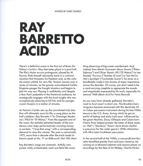 Acid | Mint (M) Mint (M)-Classic Vinyl Record
