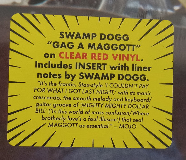 Swamp Dogg - Gag A Maggot (COLOR VINYL) | Mint (M) Mint (M)-Classic Vinyl Record