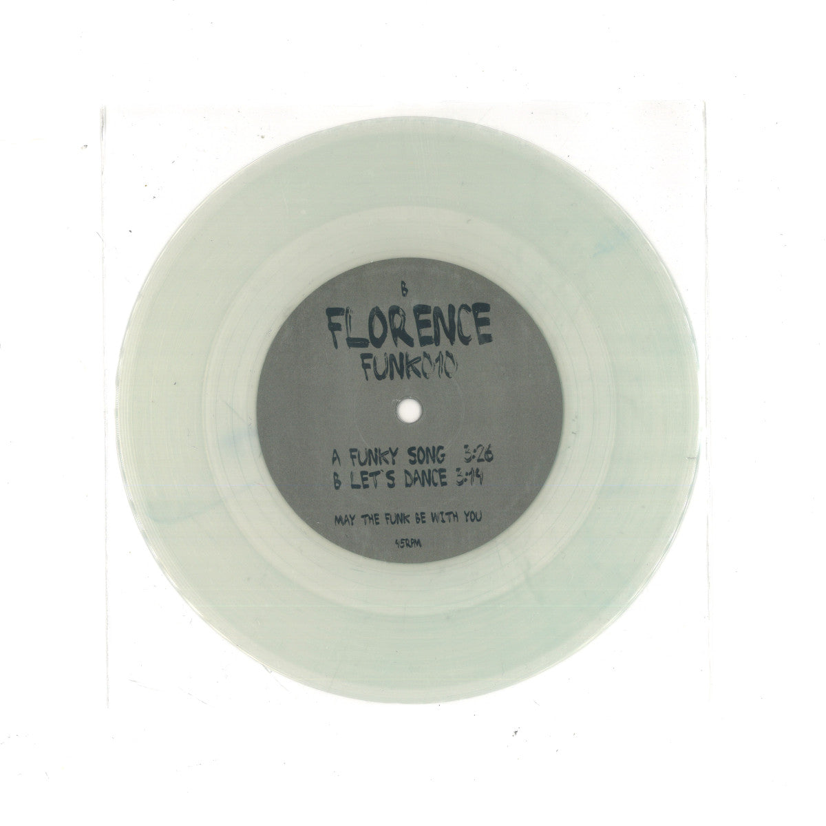 Funk010 (BLUE 7" VINYL) | Mint (M) Generic-Classic Vinyl Record