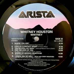 Whitney Houston - Whitney: Special Edition (VINYL) | Mint (M) Mint (M)-Classic Vinyl Record