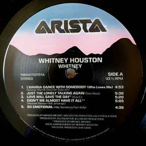 Whitney Houston - Whitney: Special Edition (VINYL) | Mint (M) Mint (M)-Classic Vinyl Record