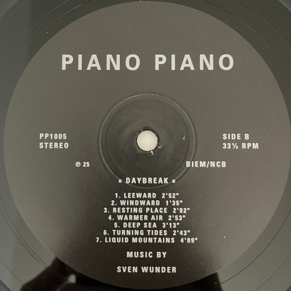 Sven Wunder - Daybreak (VINYL 12") | Mint (M) Mint (M)-Classic Vinyl Record