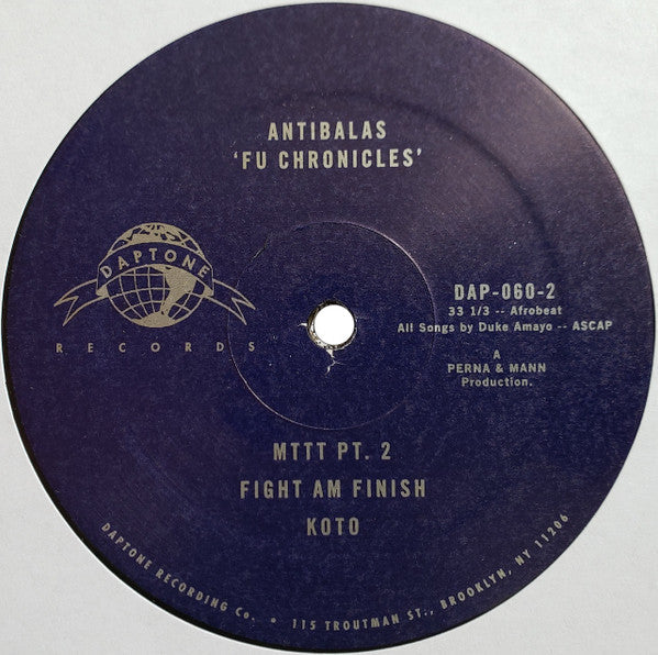 Fu Chronicles (Vinyl) |-Classic Vinyl Record