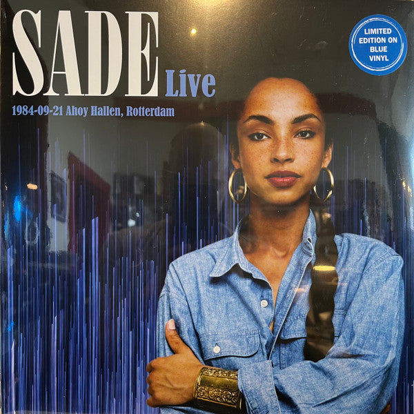 Sade - Live 1984-09-21 Ahoy Hallen, Rotterdam (BLUE VINYL) | Mint (M) Mint (M)-Classic Vinyl Record