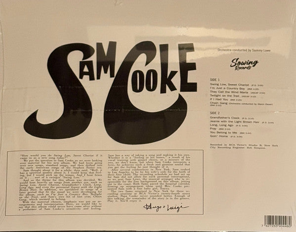Sam Cooke - Sam Cooke (CLEAR VINYL) |-Classic Vinyl Record