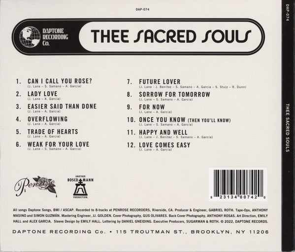 Thee Sacred Souls - Thee Sacred Souls (CD) | Mint (M) Mint (M)-Classic Vinyl Record