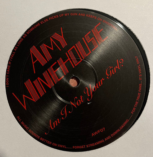 Amy Winehouse - Am I Not Your Girl? (VINYL) | Mint (M) Mint (M)-Classic Vinyl Record
